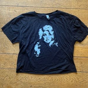 Dolly Parton crop tee